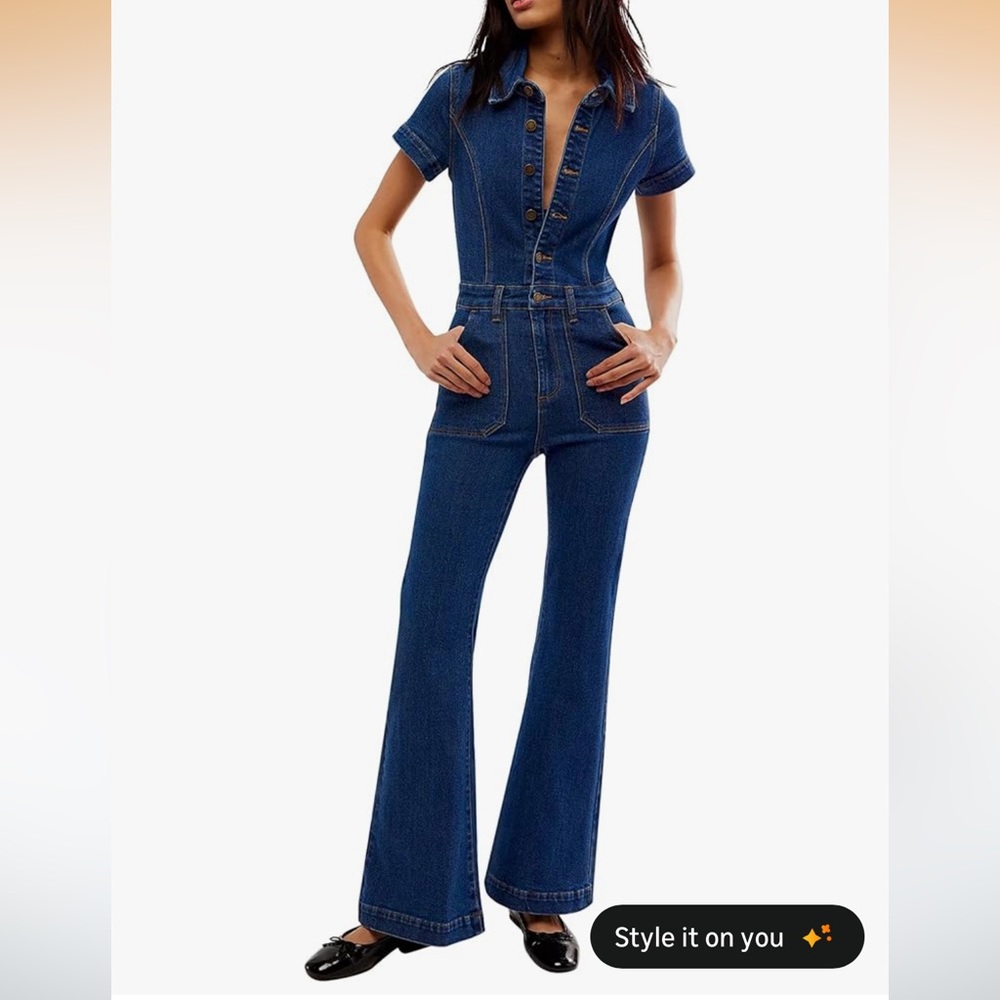 Women's Denim Jumpsuit